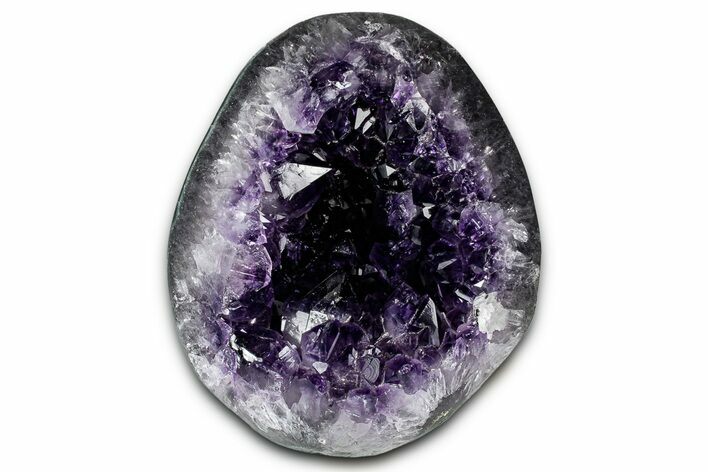 Brilliant Deep-Purple Amethyst Geode - Uruguay #342847
